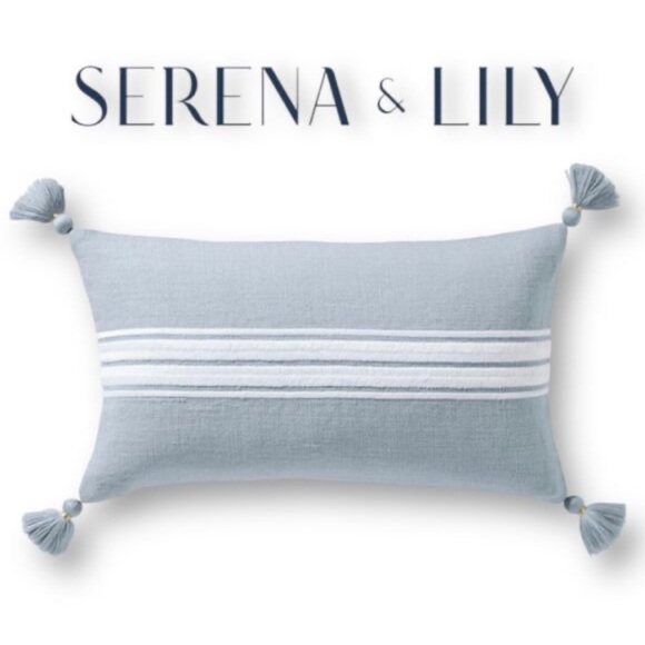 Serena & Lily Accents Serena And Lily Addie Lumbar Pillow Cover